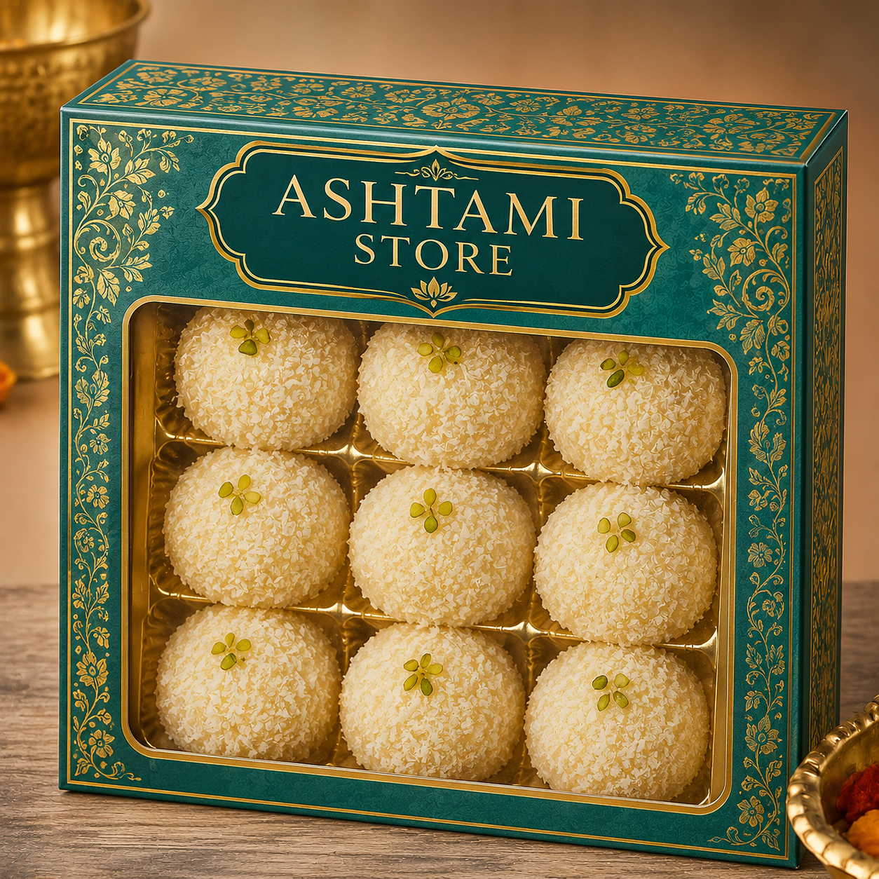 Ashtami Store Coconut Ladoo Box
